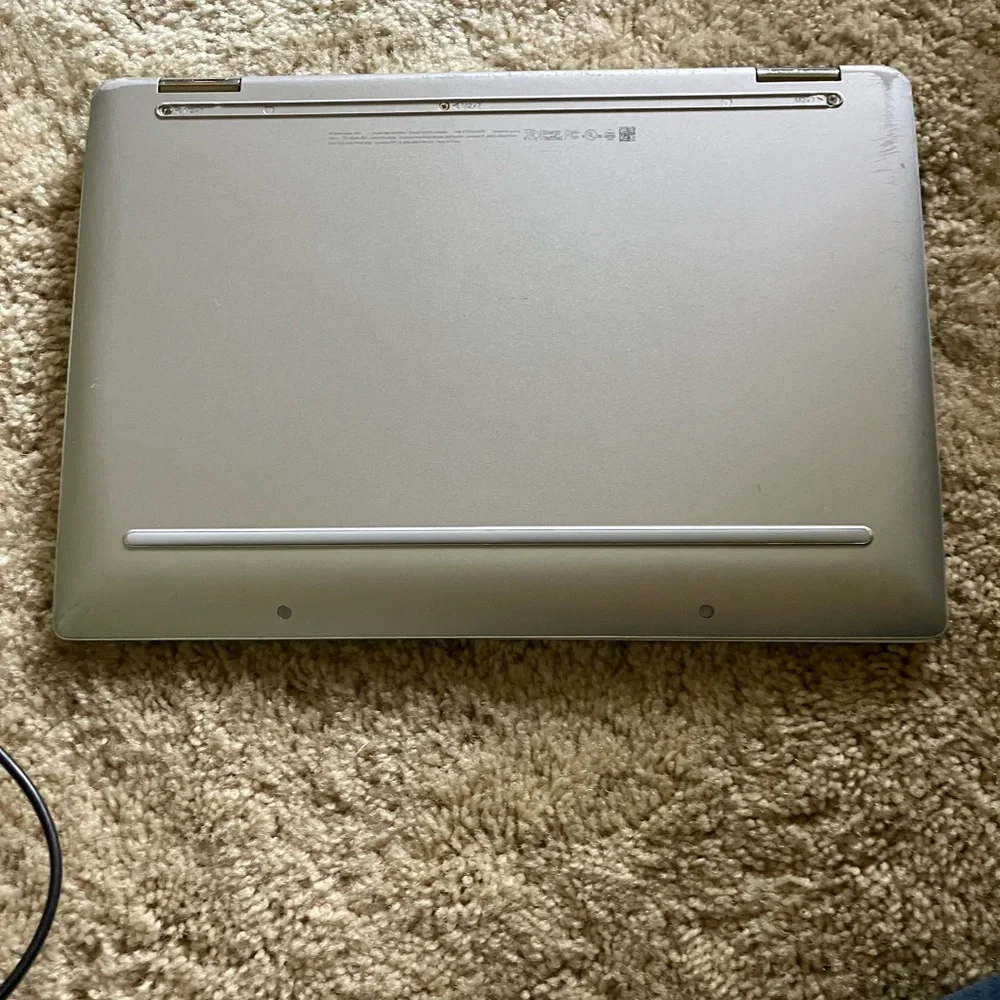 HP Silver Chromebook x360 Convertible Laptop with 360-Degree Hinge